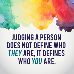 Judging others